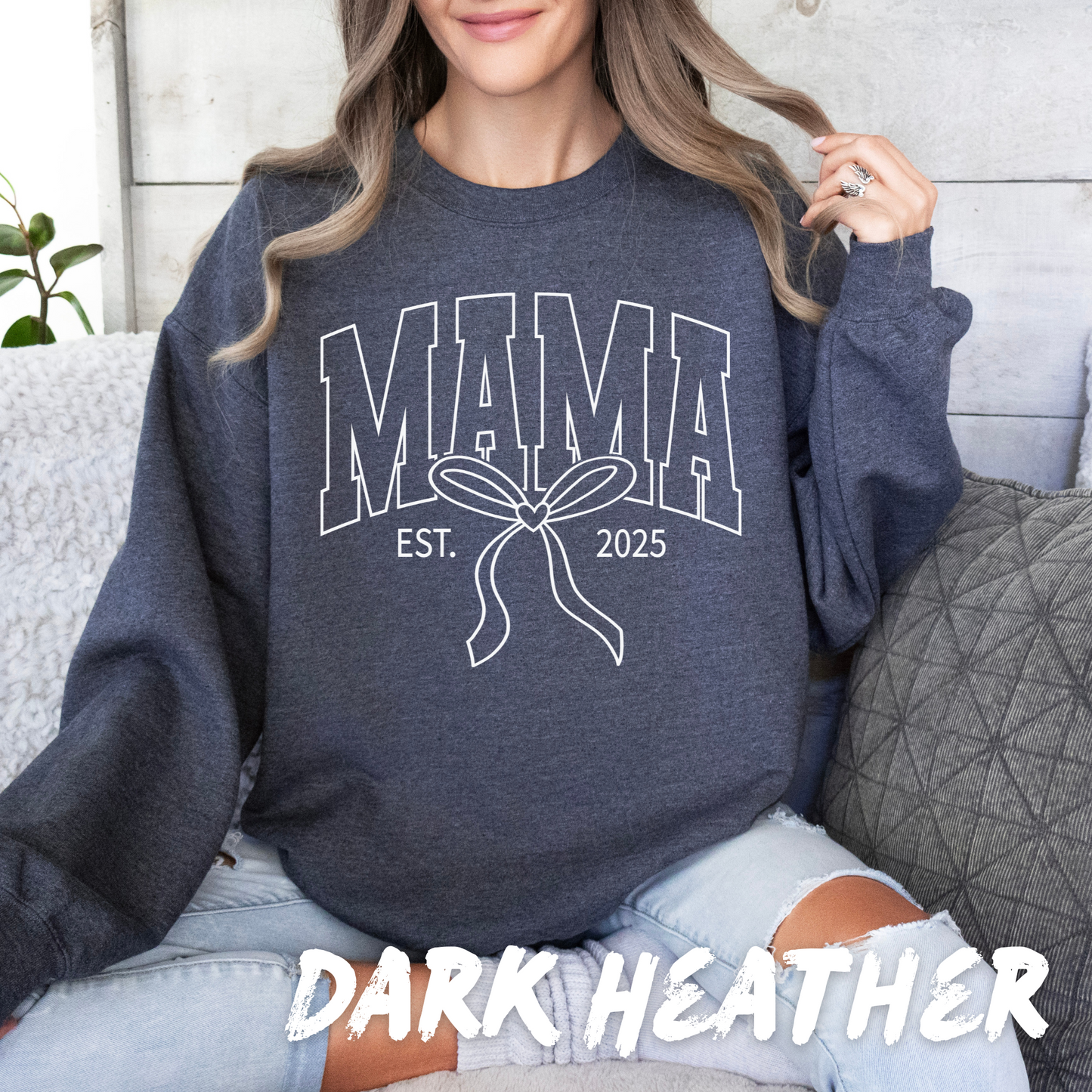 Personalized MAMA Est. Sweatshirt - Mother's Day Gift
