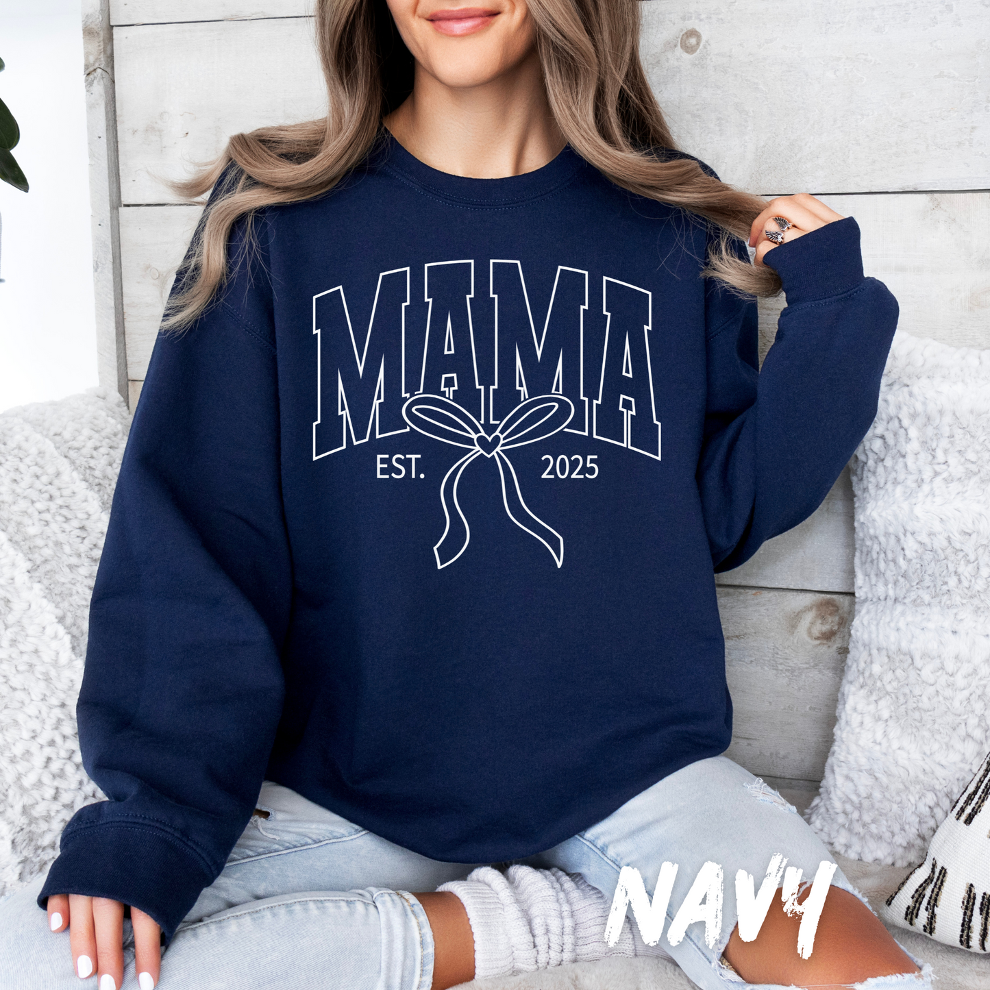 Personalized MAMA Est. Sweatshirt - Mother's Day Gift