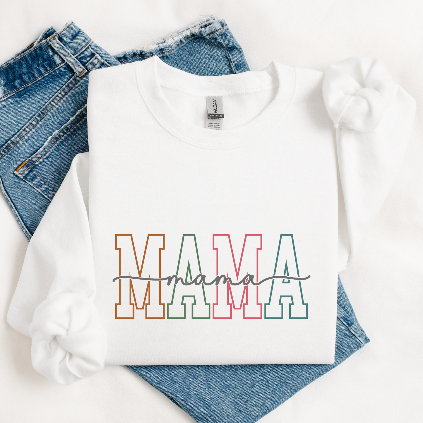 Multicolor Mama Sweatshirt - Mother's Day Gift