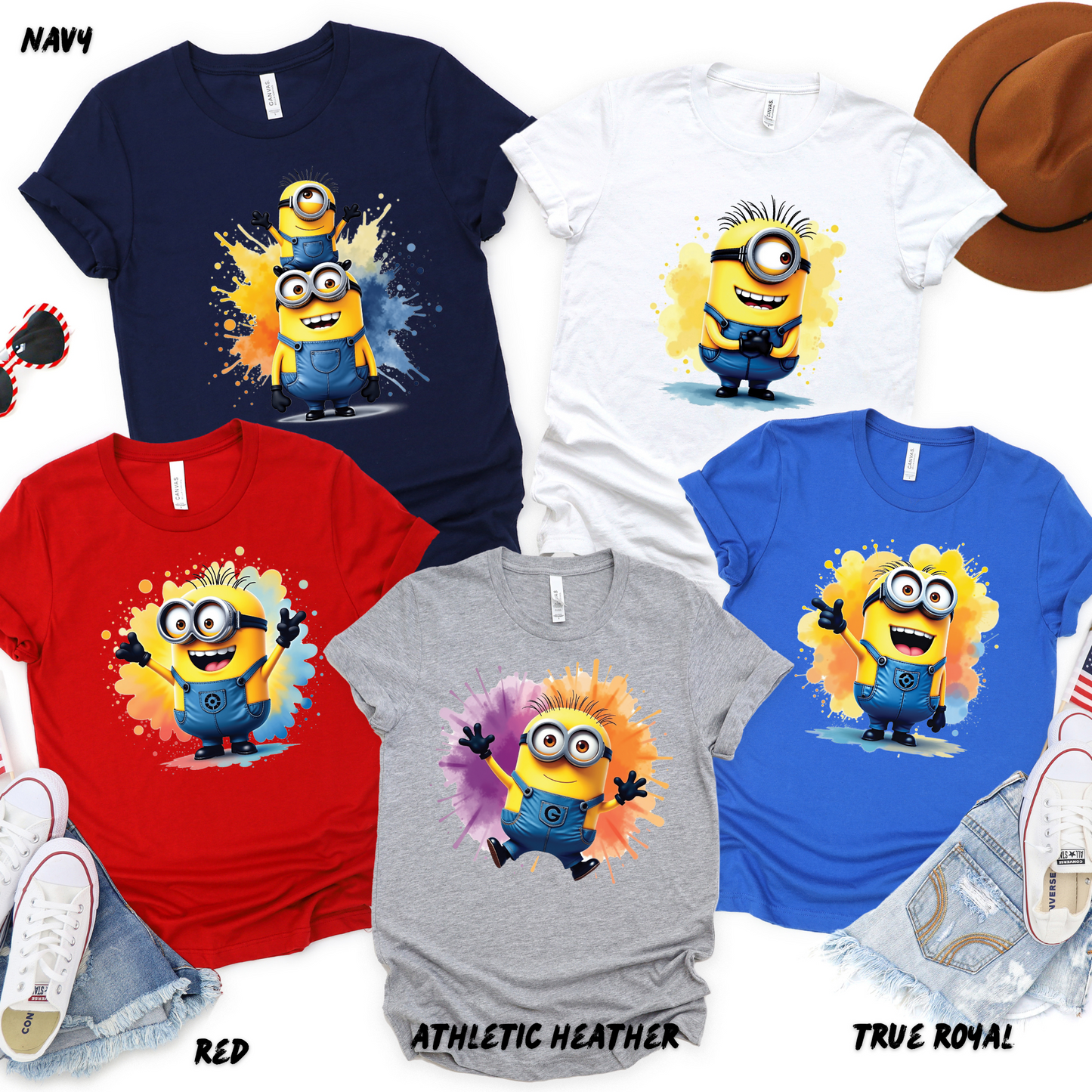 _Minion_Splash Family Matching Shirts
