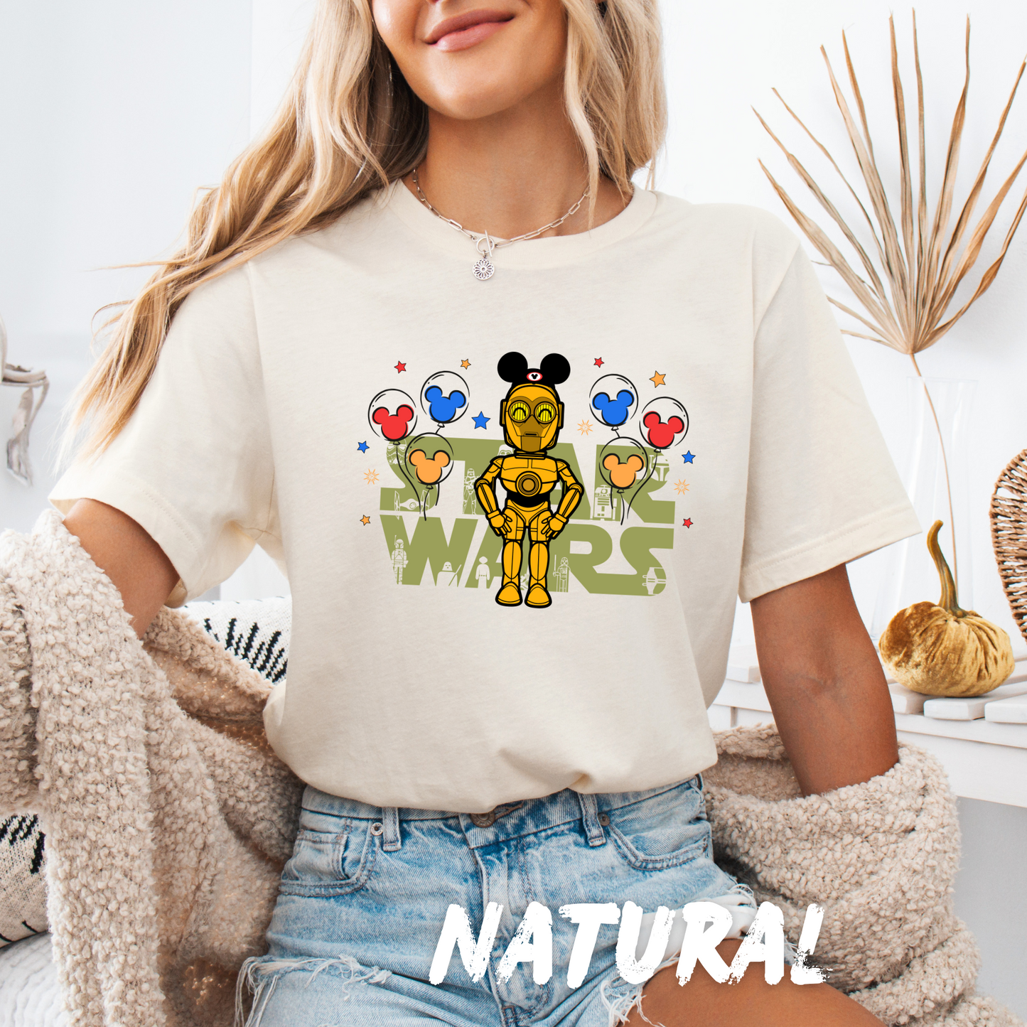 Star-Wars-Mickey-Ears-Matching Shirts adults and kids