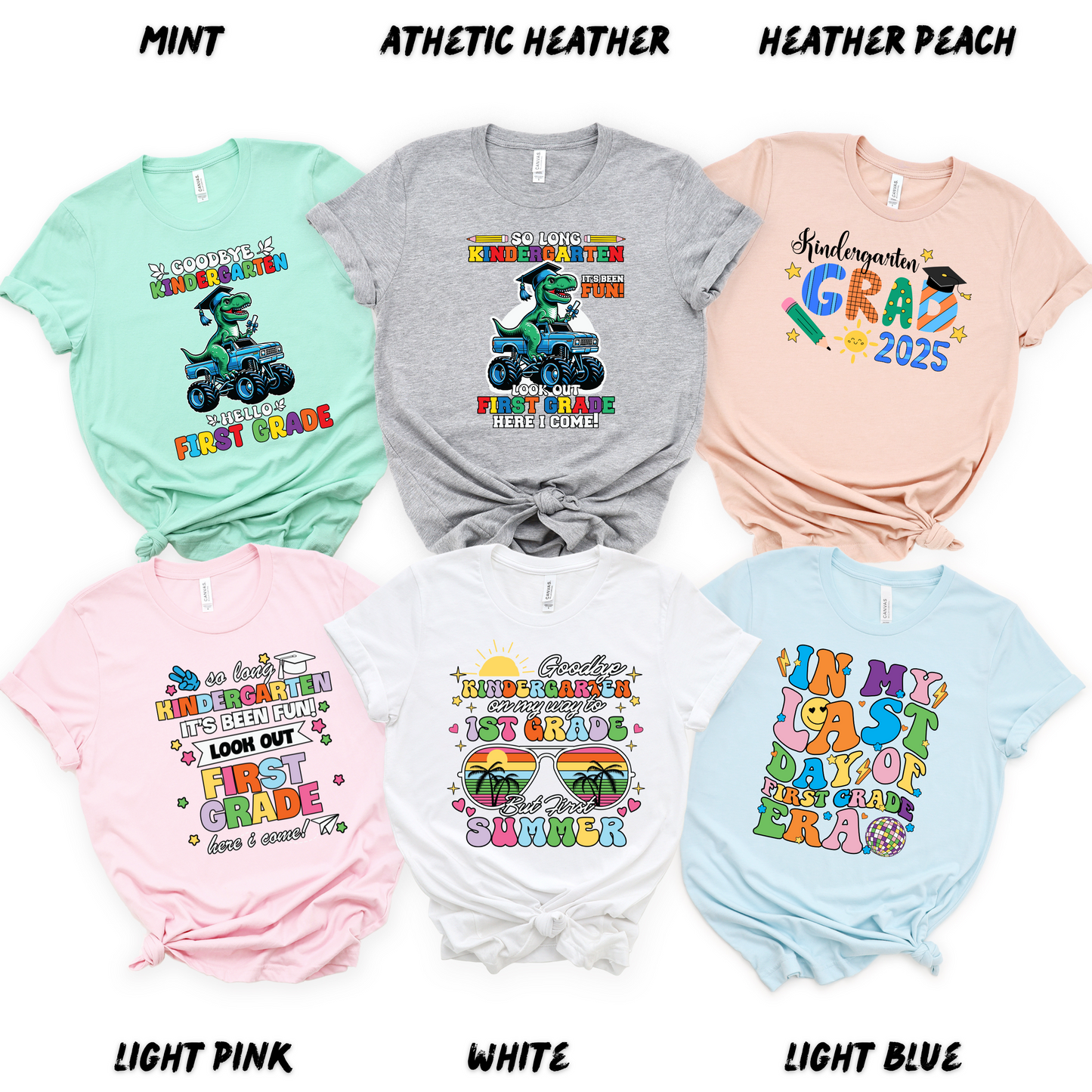 Kinder Graduation Shirt 2025 - Matching Family Shirts for Adults and Kids