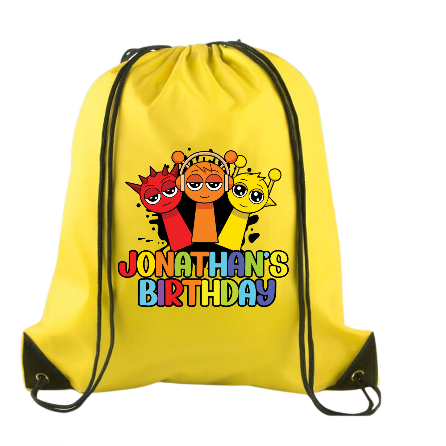Sprunki_Drawstring Custom Backpack
