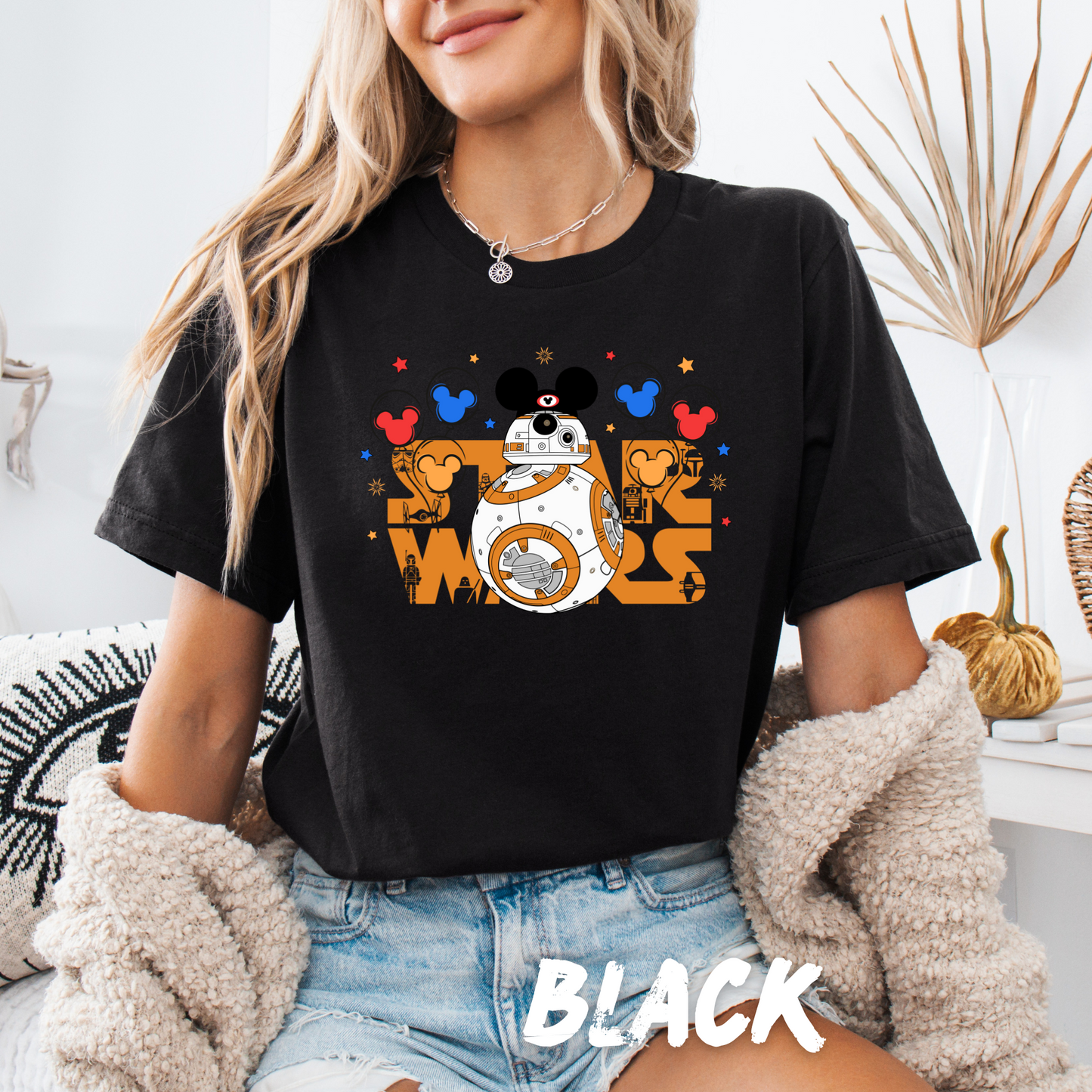 Star-Wars-Mickey-Ears-Matching Shirts adults and kids