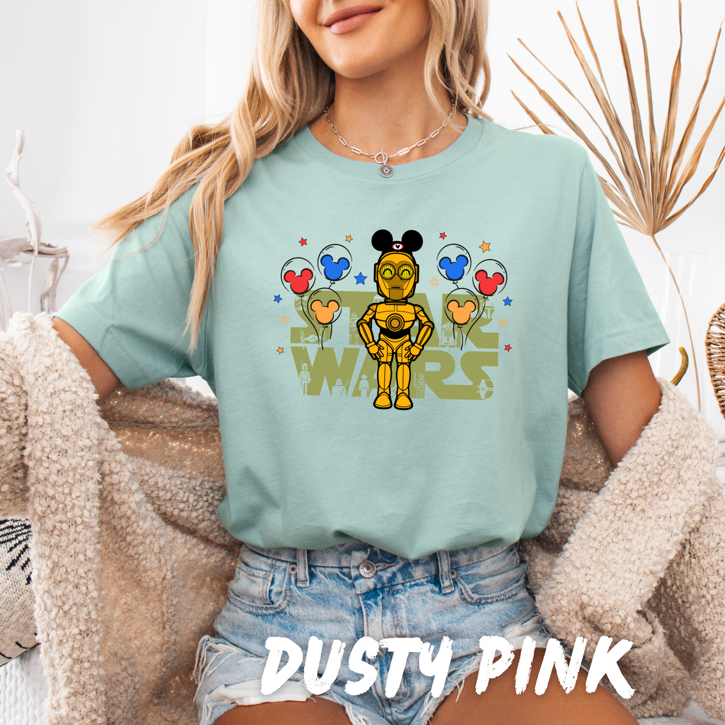 Star-Wars-Mickey-Ears-Matching Shirts adults and kids
