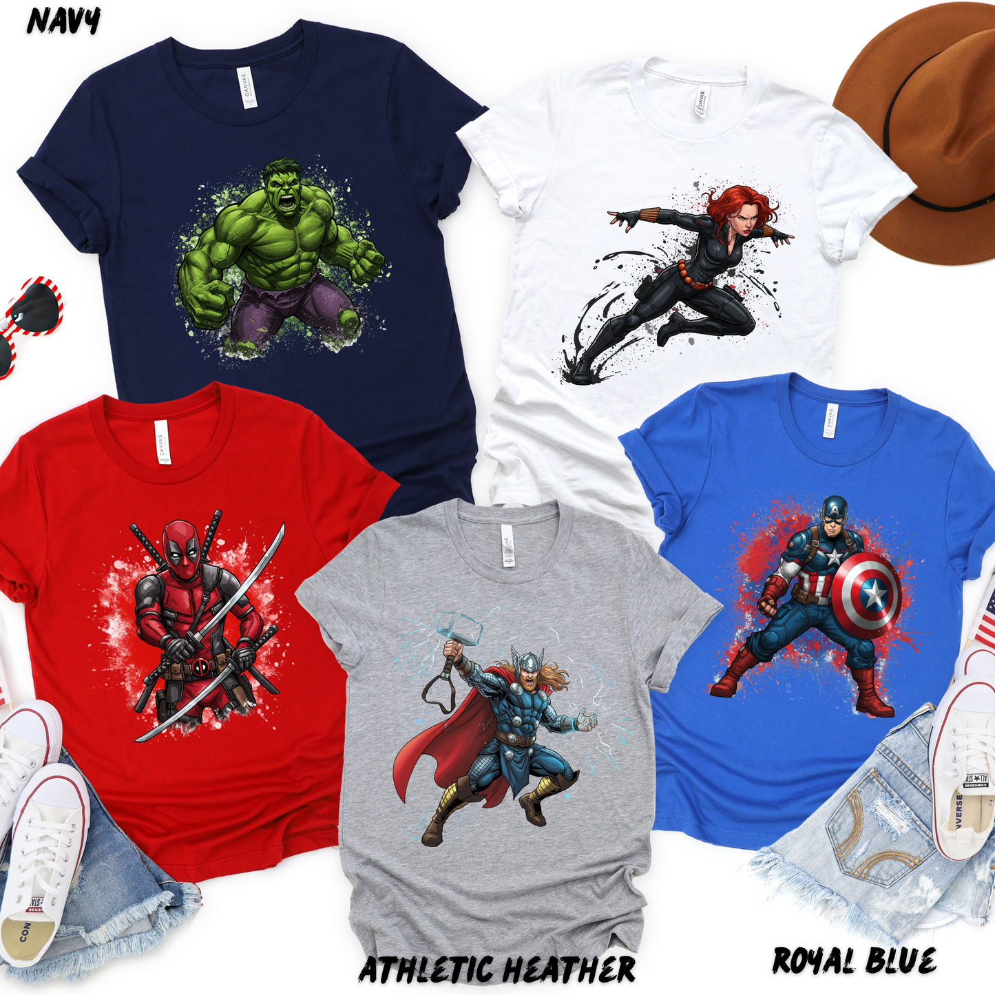 _Marvel_Avengers Superhero Matching Shirts