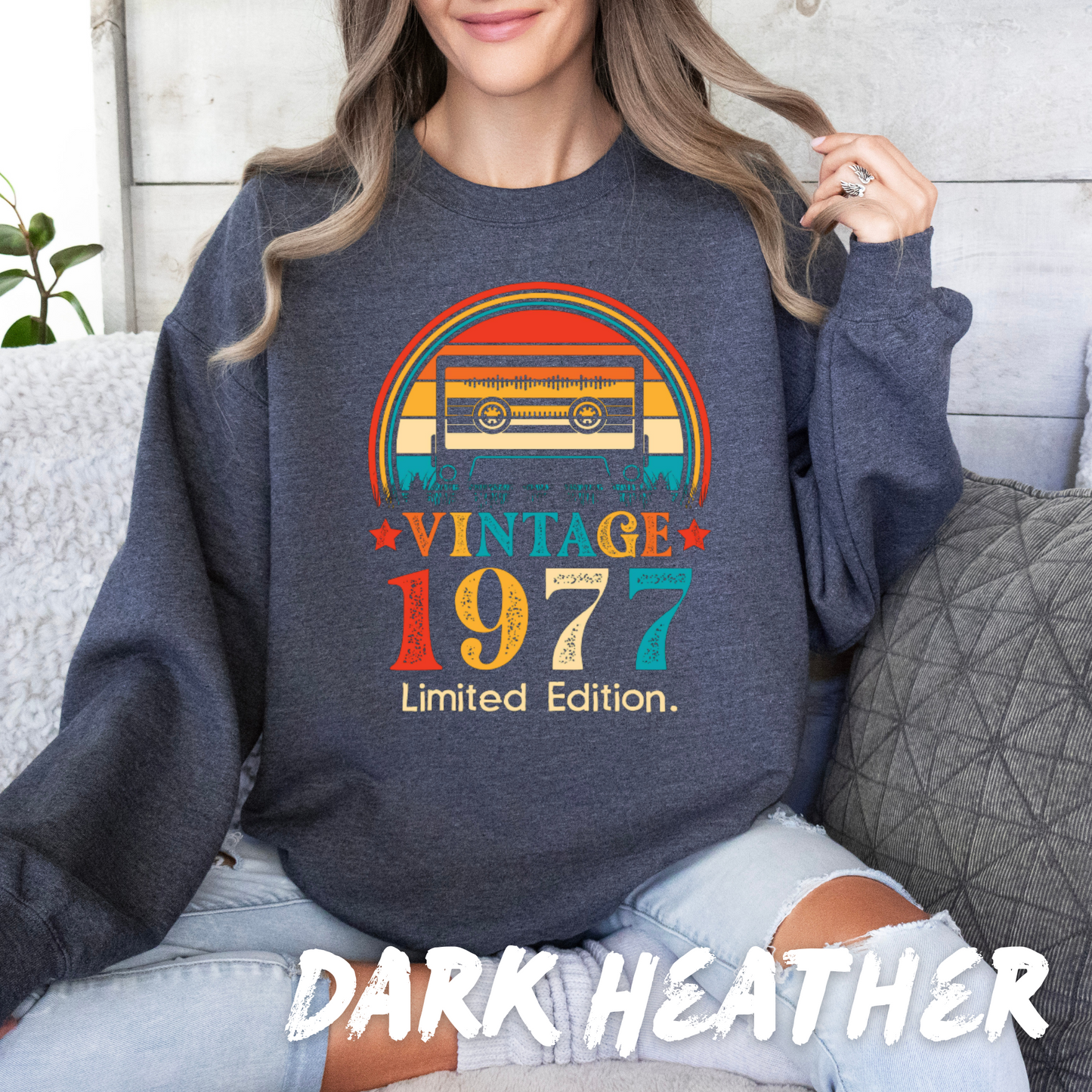 Vintage "custom year" Sweatshirt for Adults and Kids