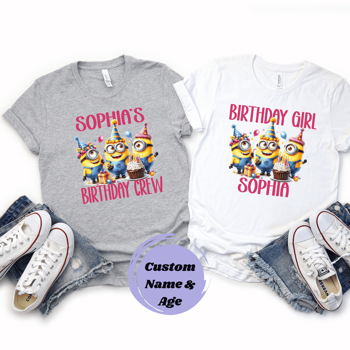 Custom_Minion_Birthday Birthday Shirt