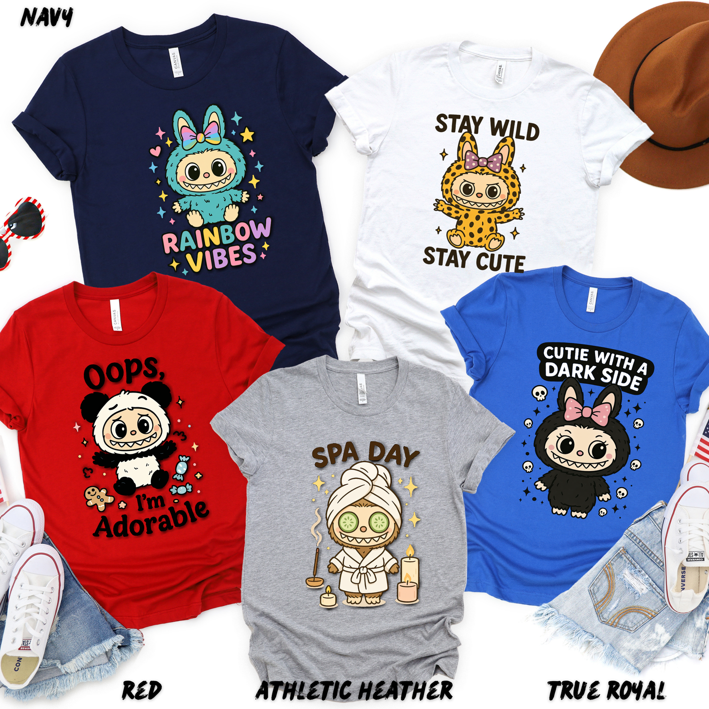 _Labubu_ T-Shirts - Kawaii Bunny Shirts - Cute Kids Shirt