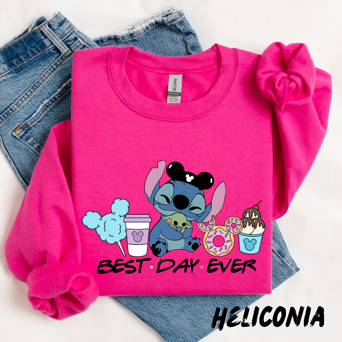 Best Day ever Sweatshirt - Adorable Characters - Matching Family Sweater