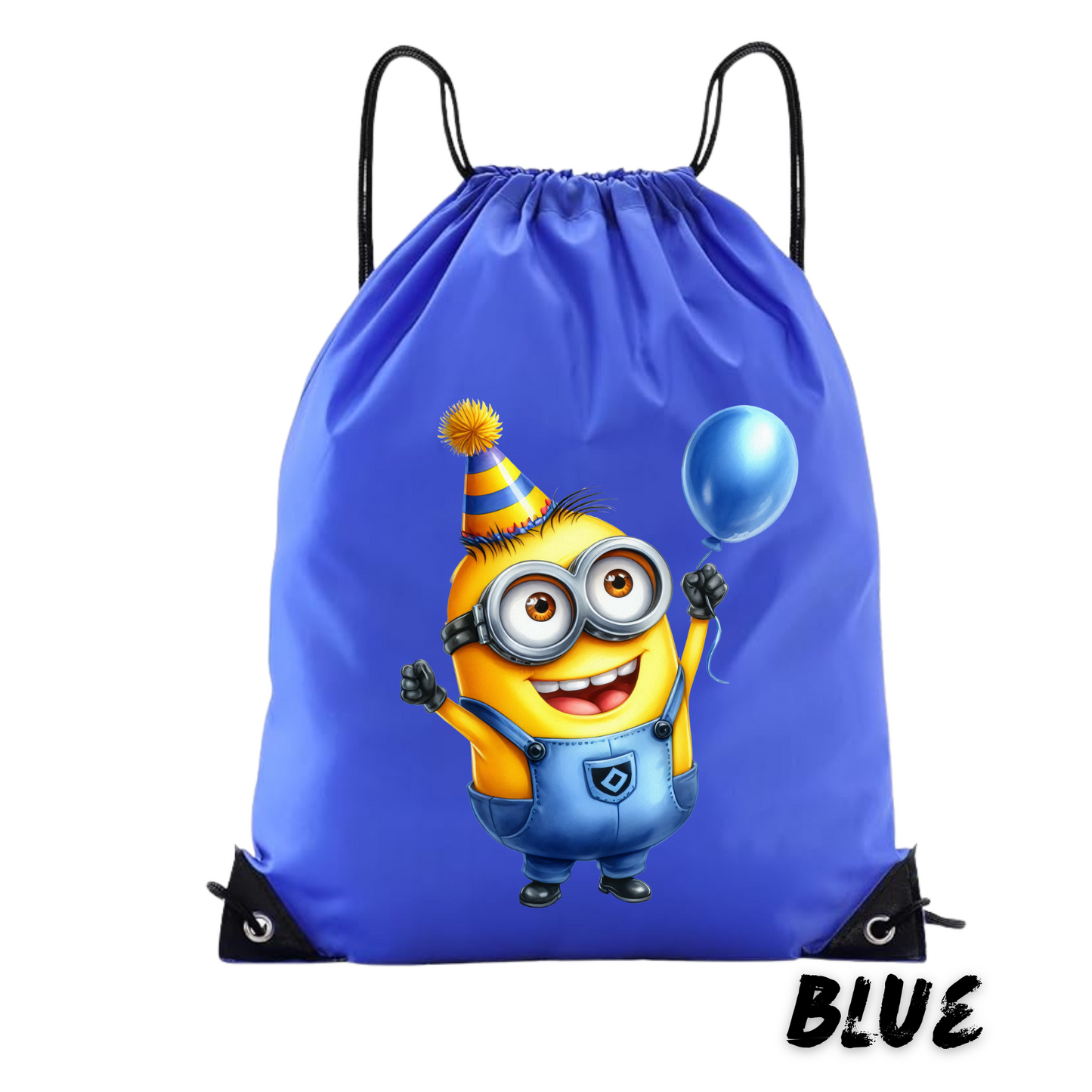 Birthday_Minion Drawstring Backpack
