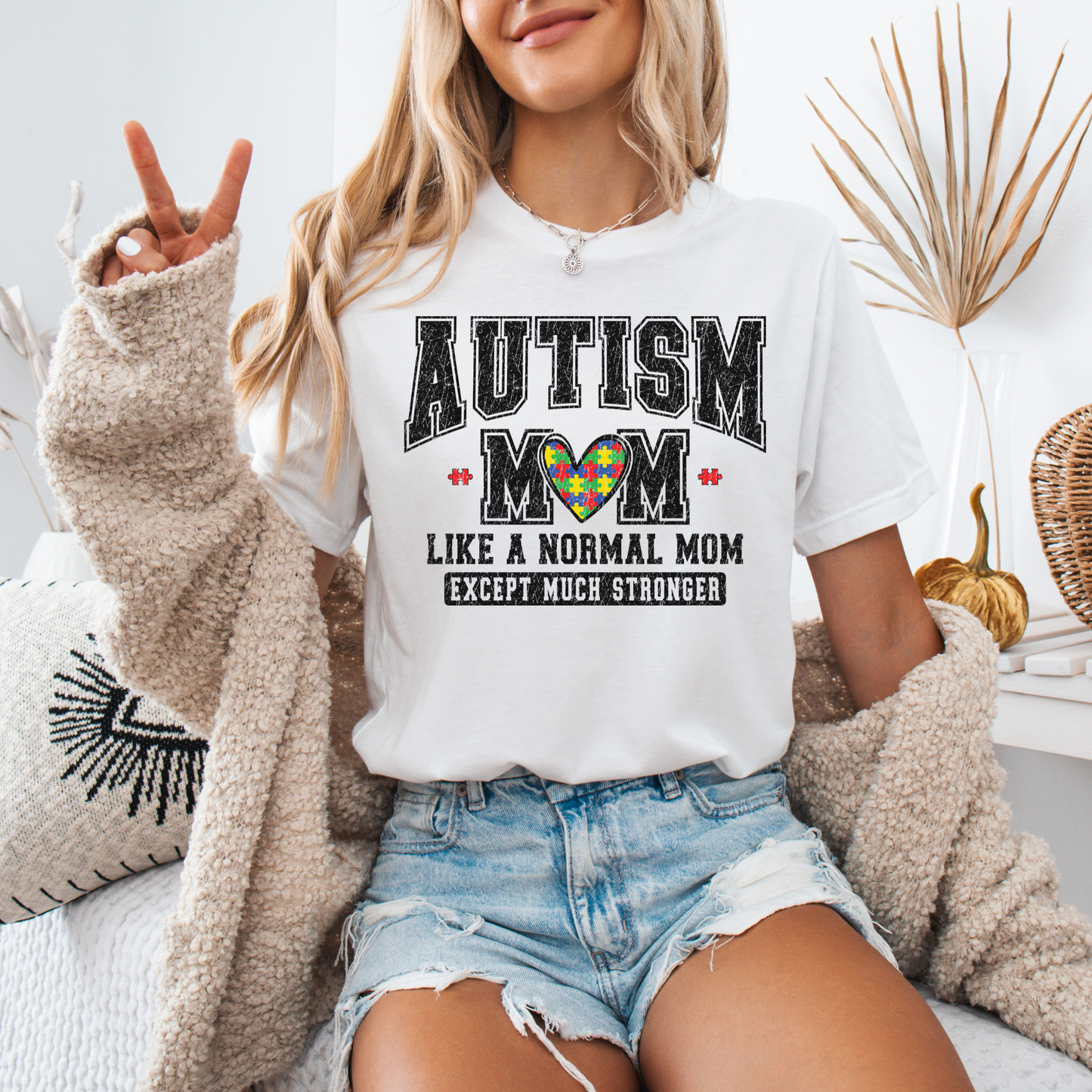 Autism Awareness T-Shirt - Colorful Puzzle Piece Tee, Autism Awareness Mom Shirt