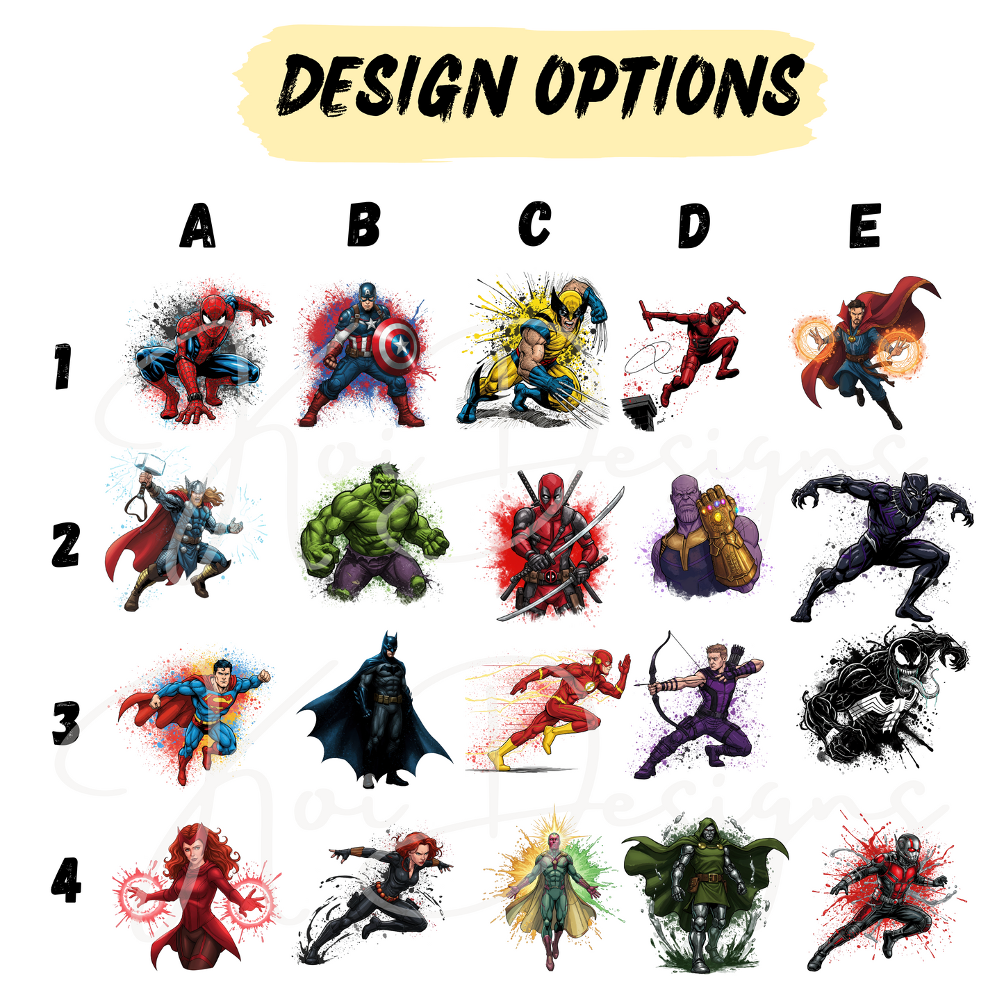 _Marvel_Avengers Superhero Matching Shirts