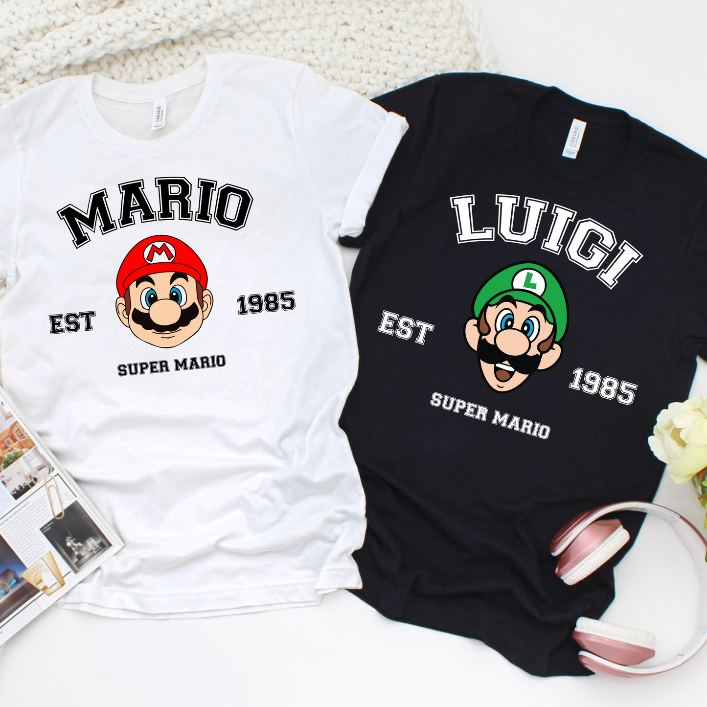 *Super_Mario_T-Shirts for Kids Shirt & Family
