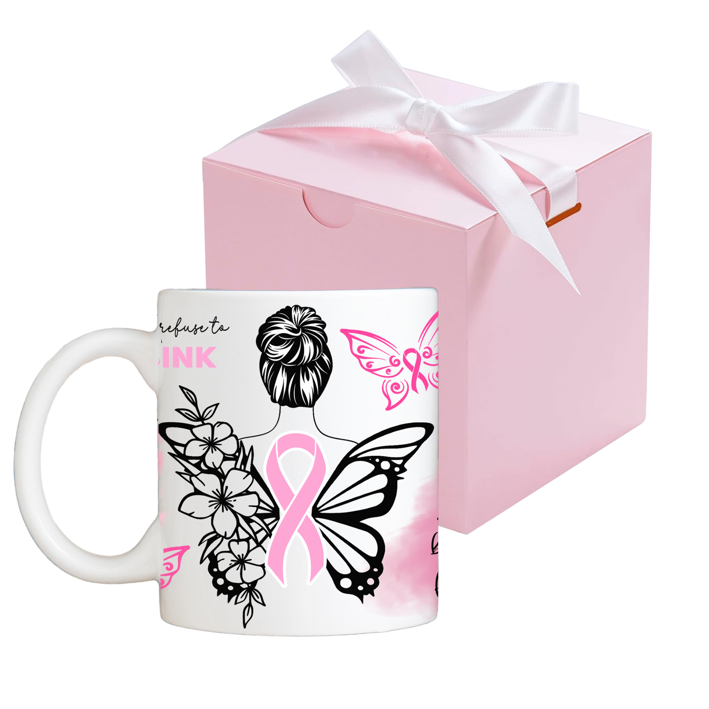 Breast cancer 12oz Ceramic Coffee Mug