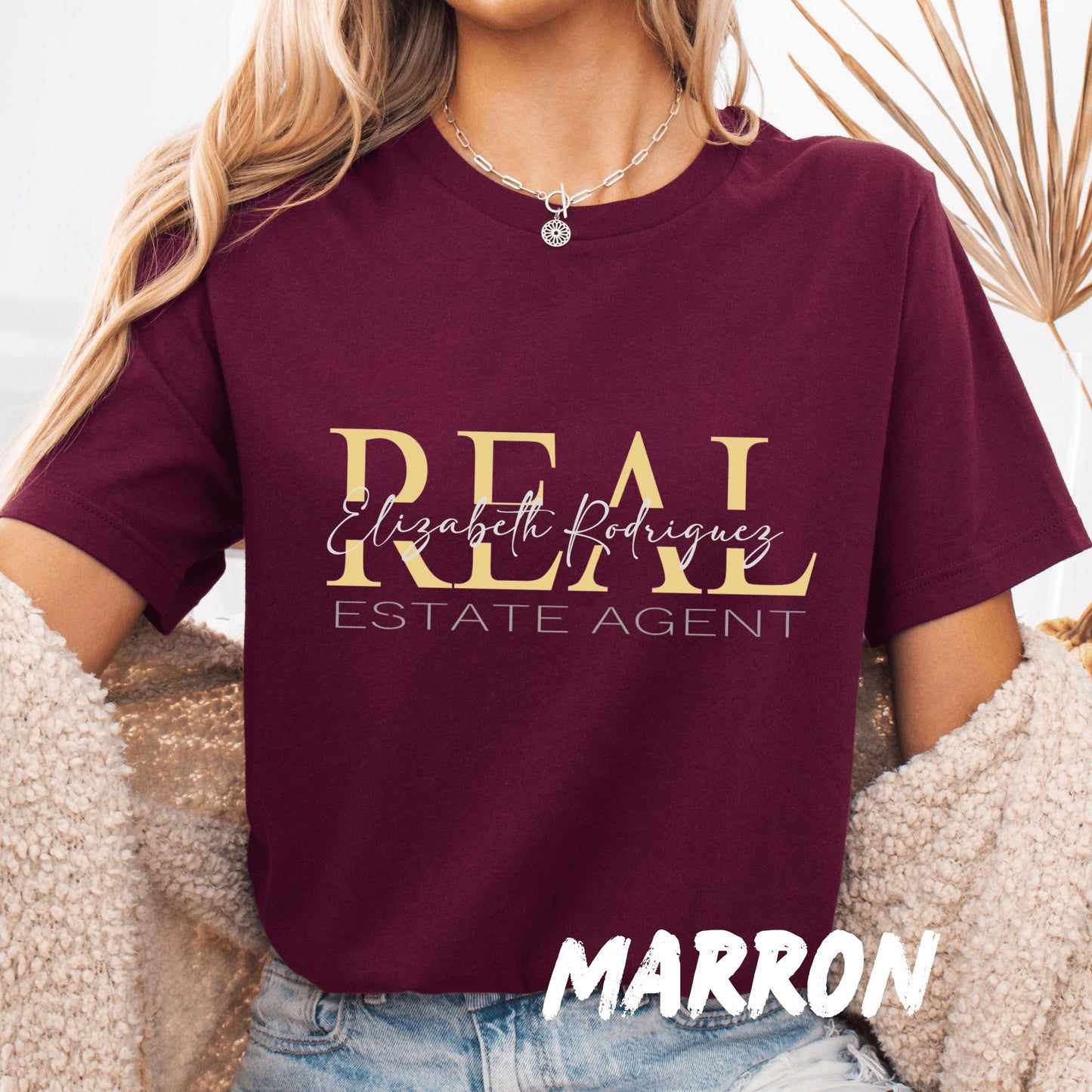 Custom Realtor Sweatshirt Personalized Real Estate Agent Crewneck - Real Estate Shirt - Gift for Realtor - Realtor Custom Gift