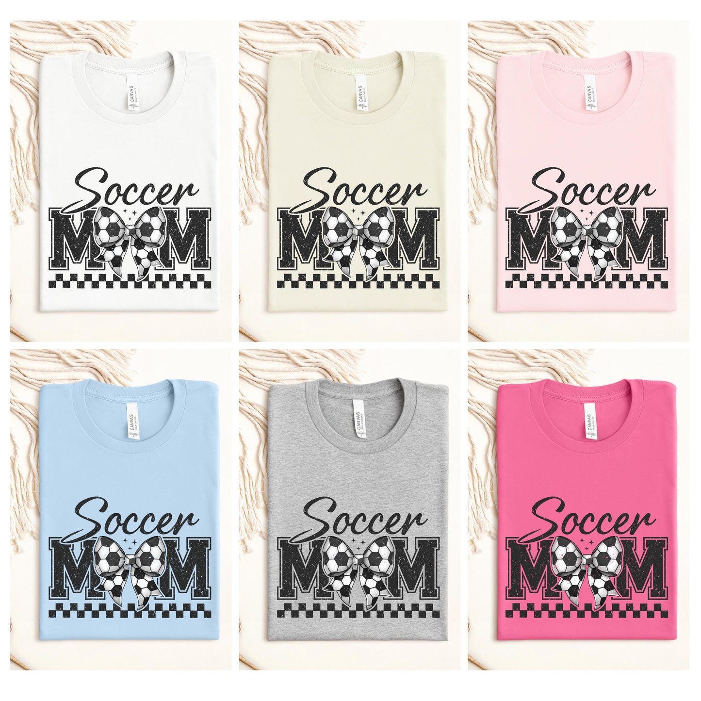 Soccer Mom Sweatshirt Personalized Coquette Soccer Sweatshirt with Name on Sleeve Sports Mom Shirt Mom Custom Gift