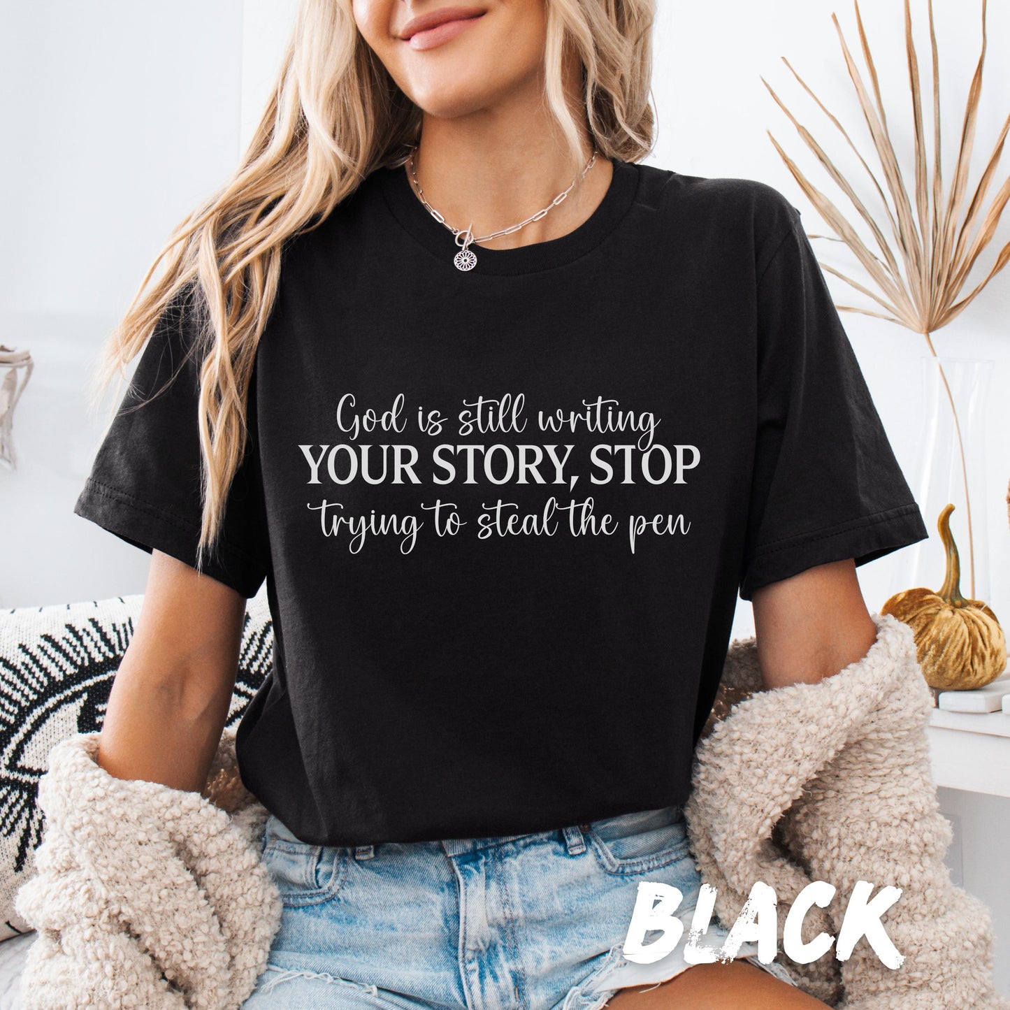 Trust God Sweatshirt Inspirational Christian Sweatshirt Faith-Based Pullover Religious Motivational Tee Spiritual Quote Shirt Women Gift