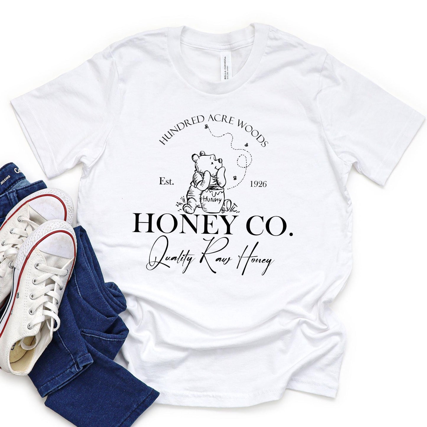 Winnie the Pooh Sweatshirt - Retro Honey Co. Crewneck, Vintage Winnie the Pooh Crewneck, Winnie the Pooh Fan Gift