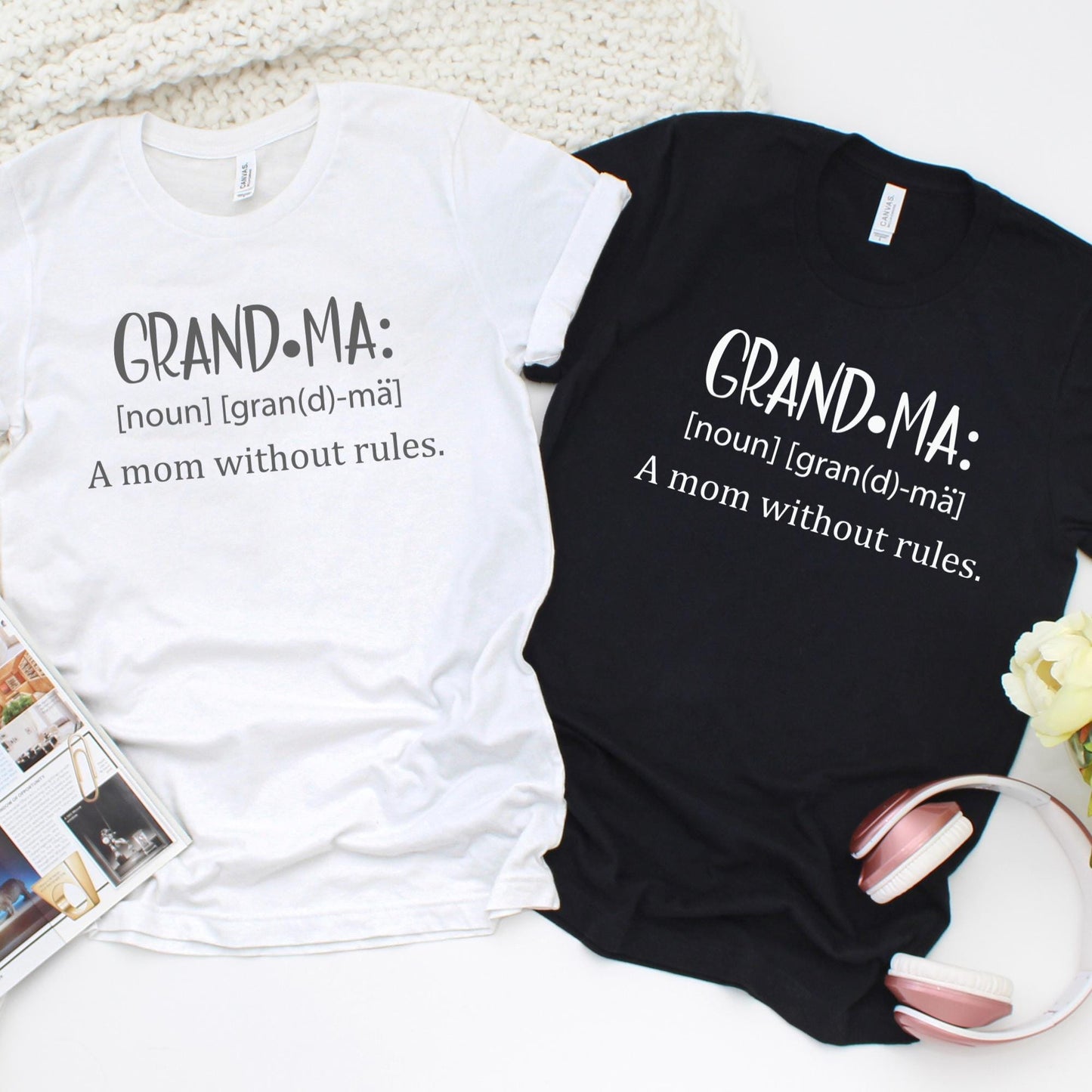 Funny Grandma Sweatshirt - Grandma Definition Crewneck - Birthday Gift for Grandma - Cozy Grandma Apparel - Cute Grandma Shirt