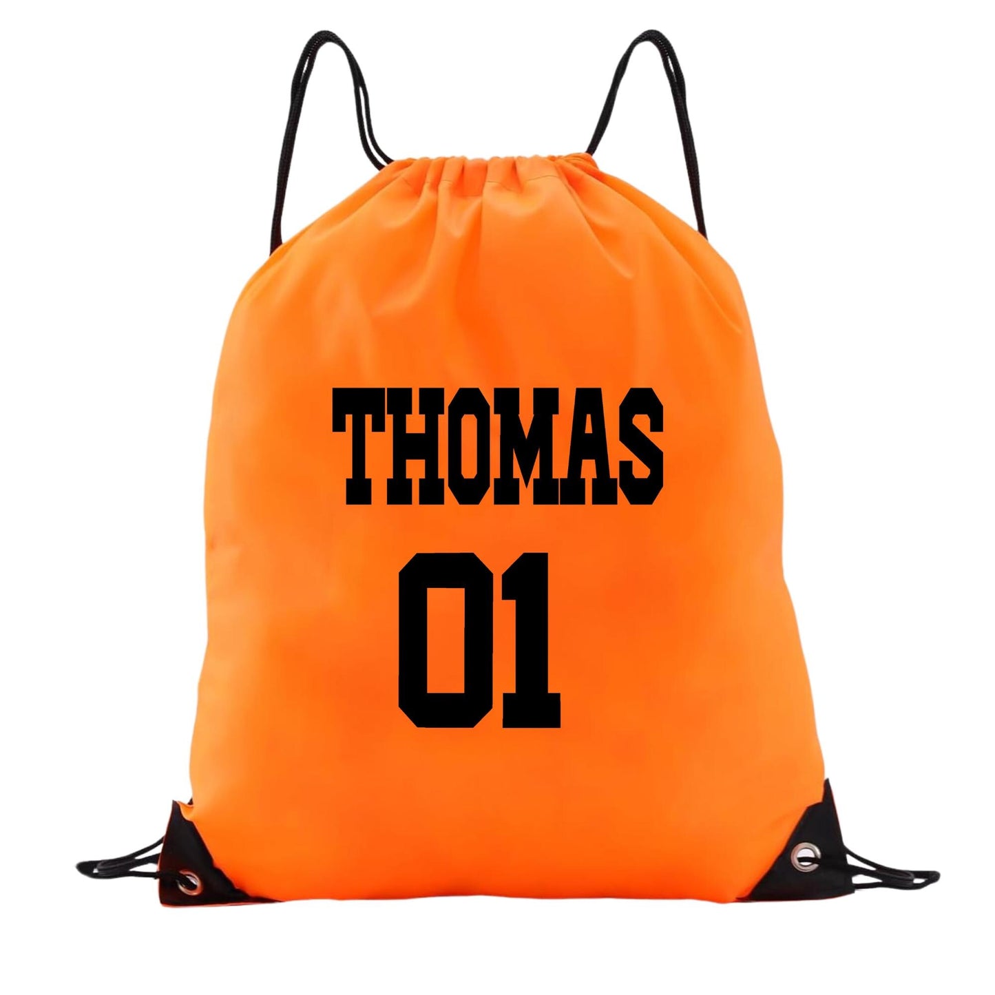 Personalized Soccer Backpack – Custom Sports Drawstring Backpack - Gym Bag for Athletes - Soccer Fan Gift