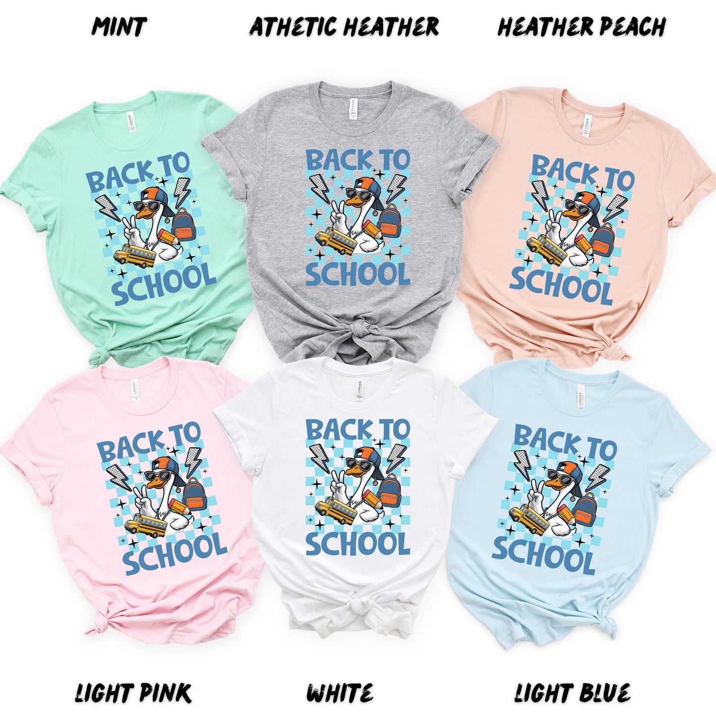 Back to School Shirt β Cool Cartoon Duck Tee for Kids β Funny First Day of School Shirt β Student Back to School Outfit