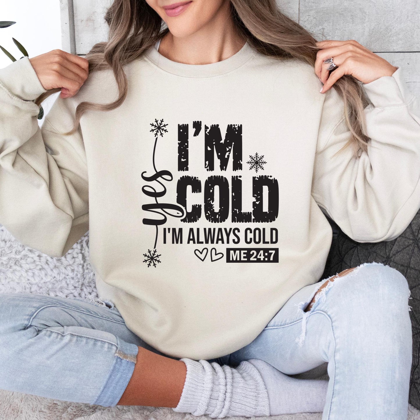 Wake Me Up When Winter Is Over Sweatshirt – Funny Winter Pullover – Cozy Unisex Sweater – Adult & Kids Cold Weather Shirt