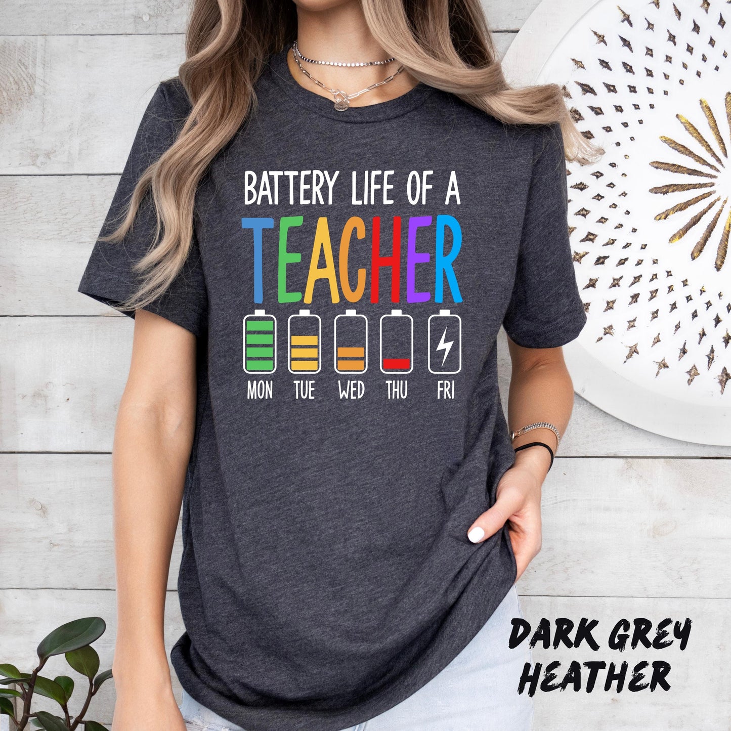 Thanksgiving Teacher Shirt - One Thankful Teacher Turkey Graphic Tee, Fall Teacher Shirt, Cute Autumn Holiday Top, Teacher Appreciation Gift