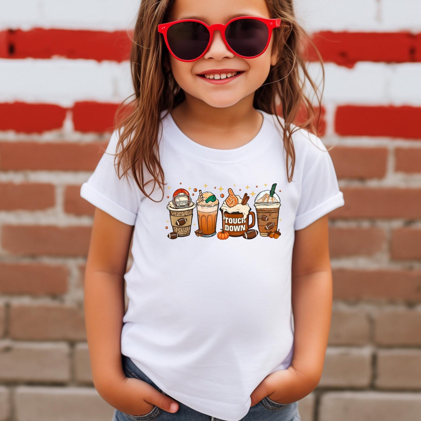 Game Day Coffee Shirt β Fall Football Lover Shirt β Pumpkin Spice Latte Tee β Touchdown Shirt β Sports & Coffee Fall Tee