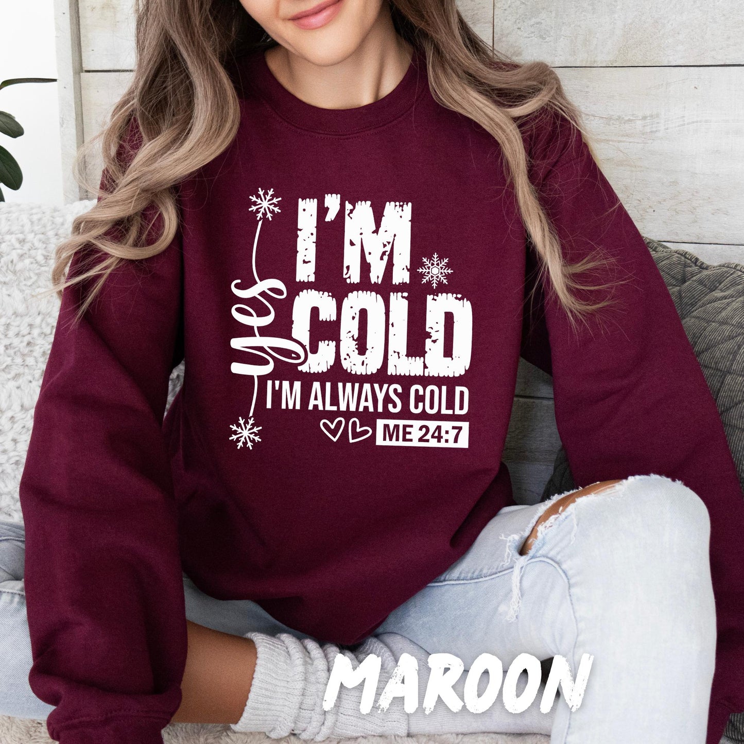 Wake Me Up When Winter Is Over Sweatshirt – Funny Winter Pullover – Cozy Unisex Sweater – Adult & Kids Cold Weather Shirt