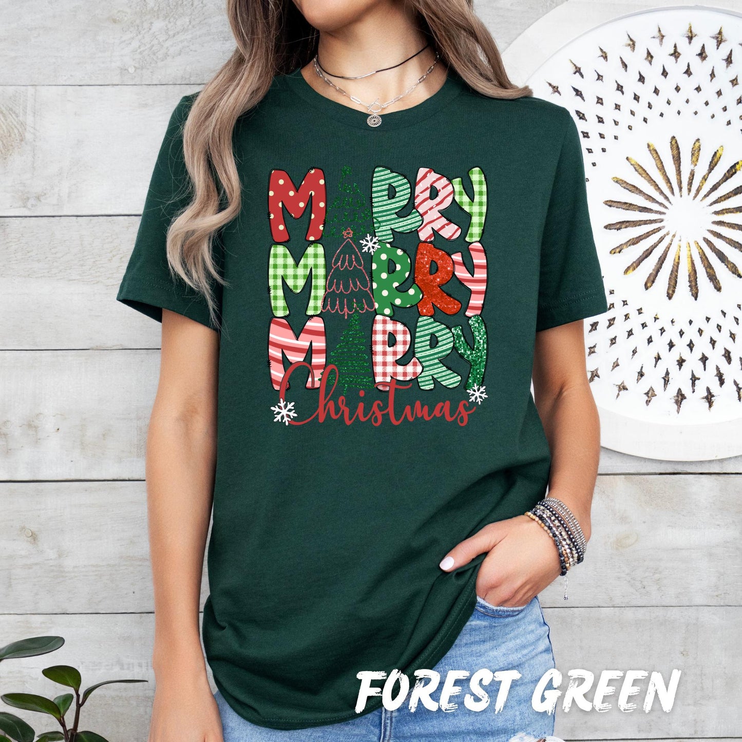 Merry Christmas Sweatshirt | Festive Holiday Pullover | Cute Winter Graphic Sweater | Merry Christmas Crewneck | Christmas Sweater