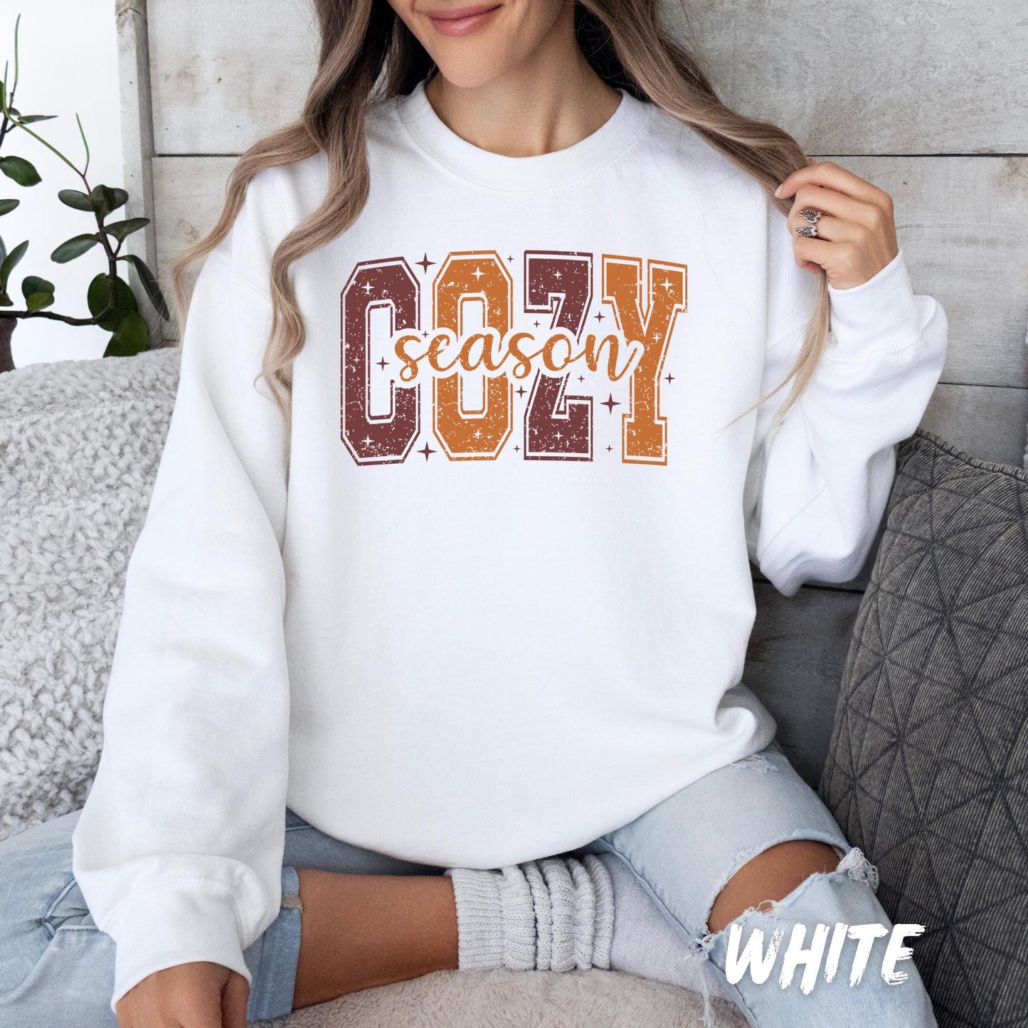Cozy Season Sweatshirt | Fall Aesthetic Crewneck | Autumn Comfort Pullover | Fall Sweatshirt | Thanksgiving Sweater