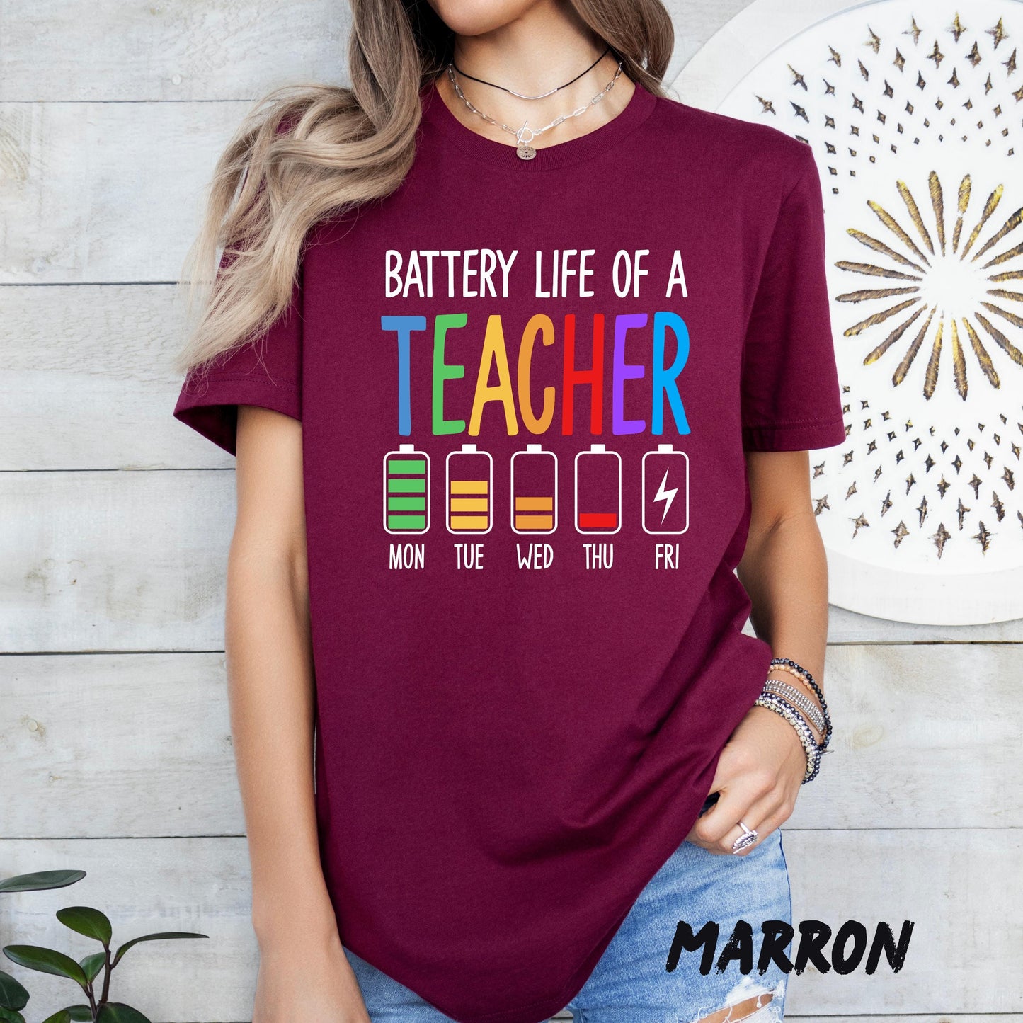 Thanksgiving Teacher Shirt - One Thankful Teacher Turkey Graphic Tee, Fall Teacher Shirt, Cute Autumn Holiday Top, Teacher Appreciation Gift