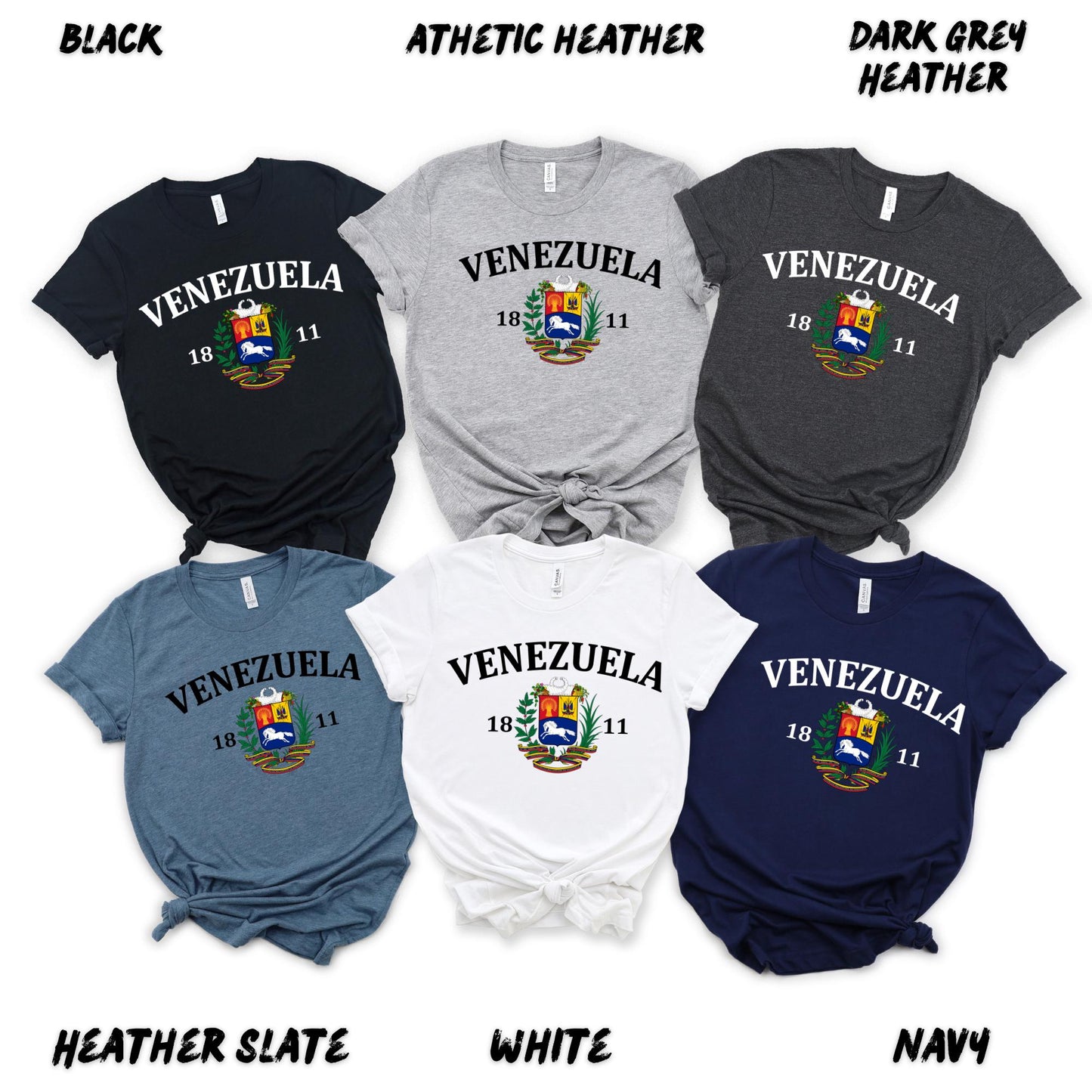 Venezuela Shirt | 1811 Independence T-Shirt | Venezuelan Heritage Tee | Venezuela Gift | Venezuela Lover | Hispanic Month