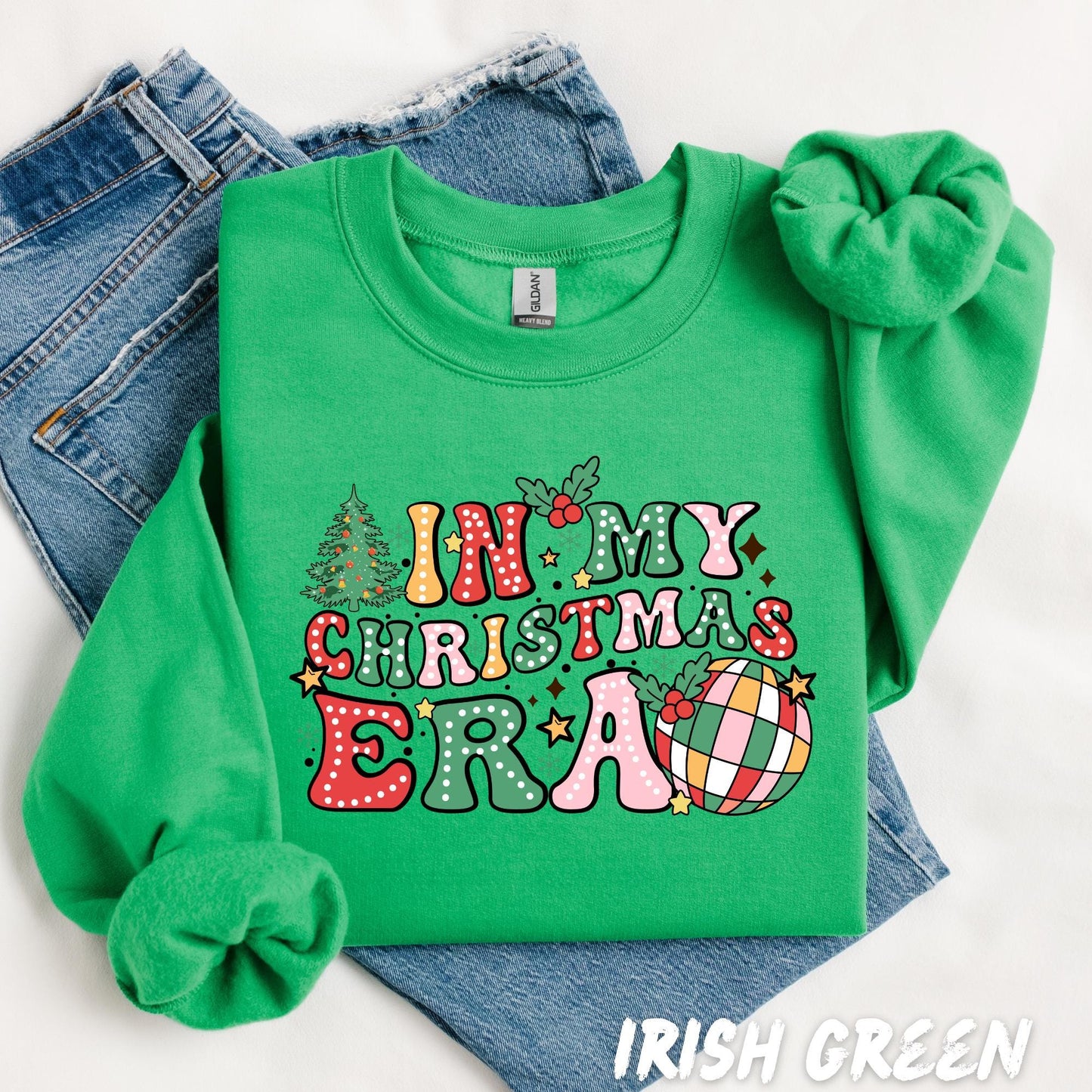 In My Christmas Era Shirt or Sweatshirt – Retro Holiday Top for Women & Men – Cozy Christmas Gift