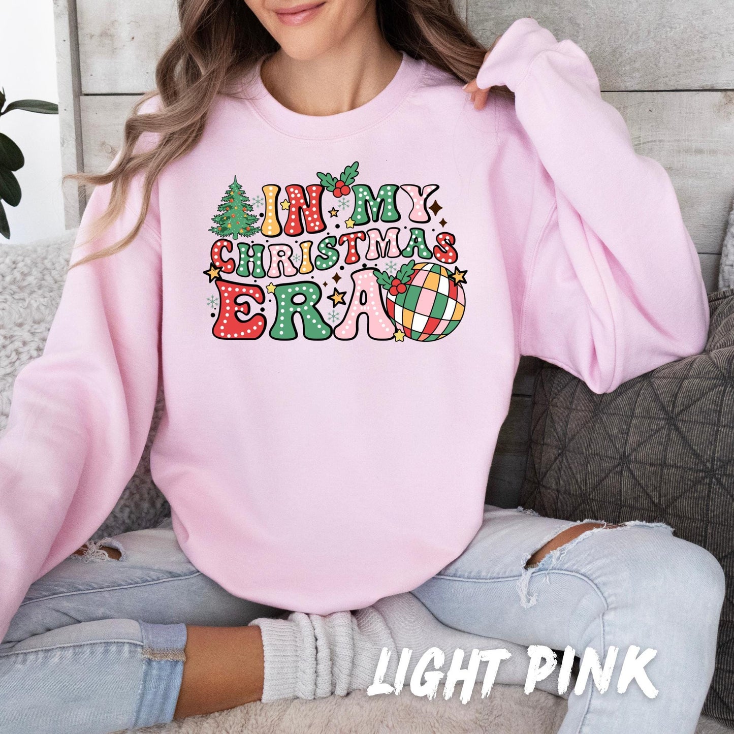 In My Christmas Era Shirt or Sweatshirt – Retro Holiday Top for Women & Men – Cozy Christmas Gift