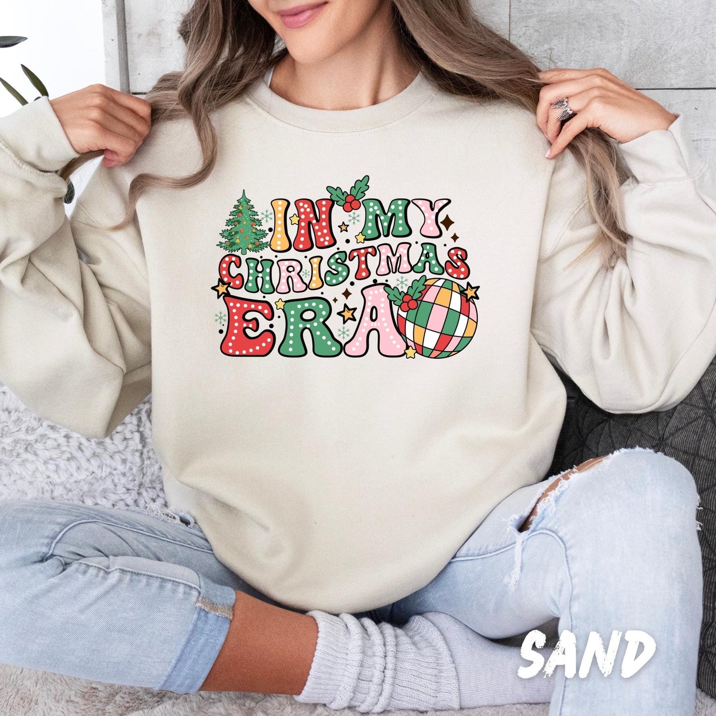 In My Christmas Era Shirt or Sweatshirt – Retro Holiday Top for Women & Men – Cozy Christmas Gift