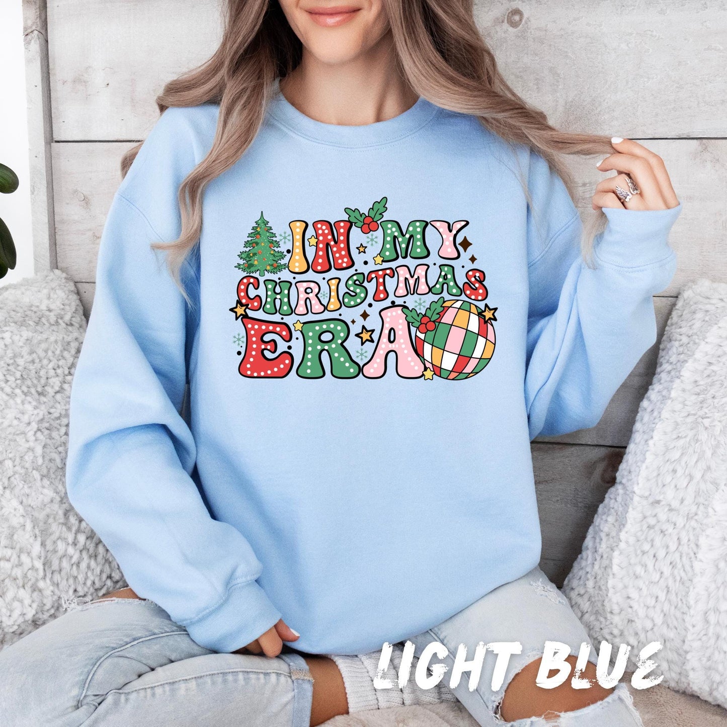 In My Christmas Era Shirt or Sweatshirt – Retro Holiday Top for Women & Men – Cozy Christmas Gift