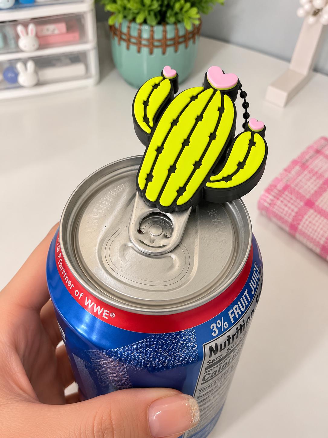 Cute Soda Can Opener Keychain, Nail Saver Can Tab Opener, Pop Top Opener Tool, Reusable Can Opening Helper, Cute Keychain Gift