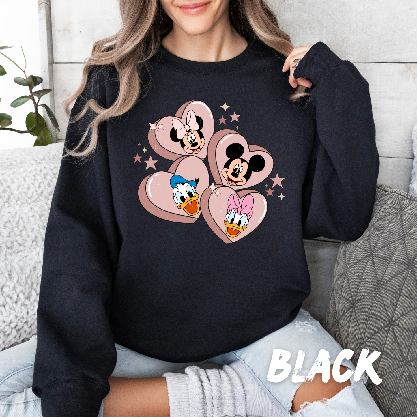 Heart Valentine Sweatshirt for Adults and Kids