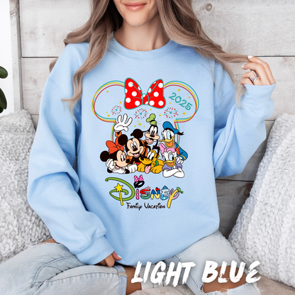 Unisex Matching Family Vacation 2025 Sweatshirt for Adults and Kids T213 T214
