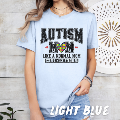 Autism Awareness T-Shirt - Colorful Puzzle Piece Tee, Autism Awareness Mom Shirt