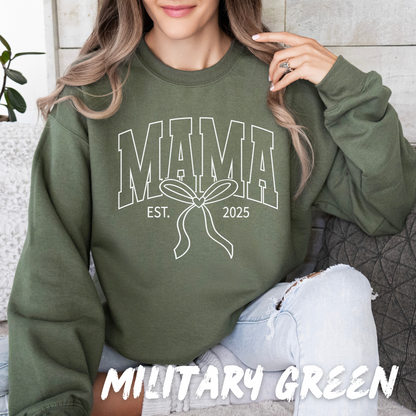 Personalized MAMA Est. Sweatshirt  - Mother's Day Gift