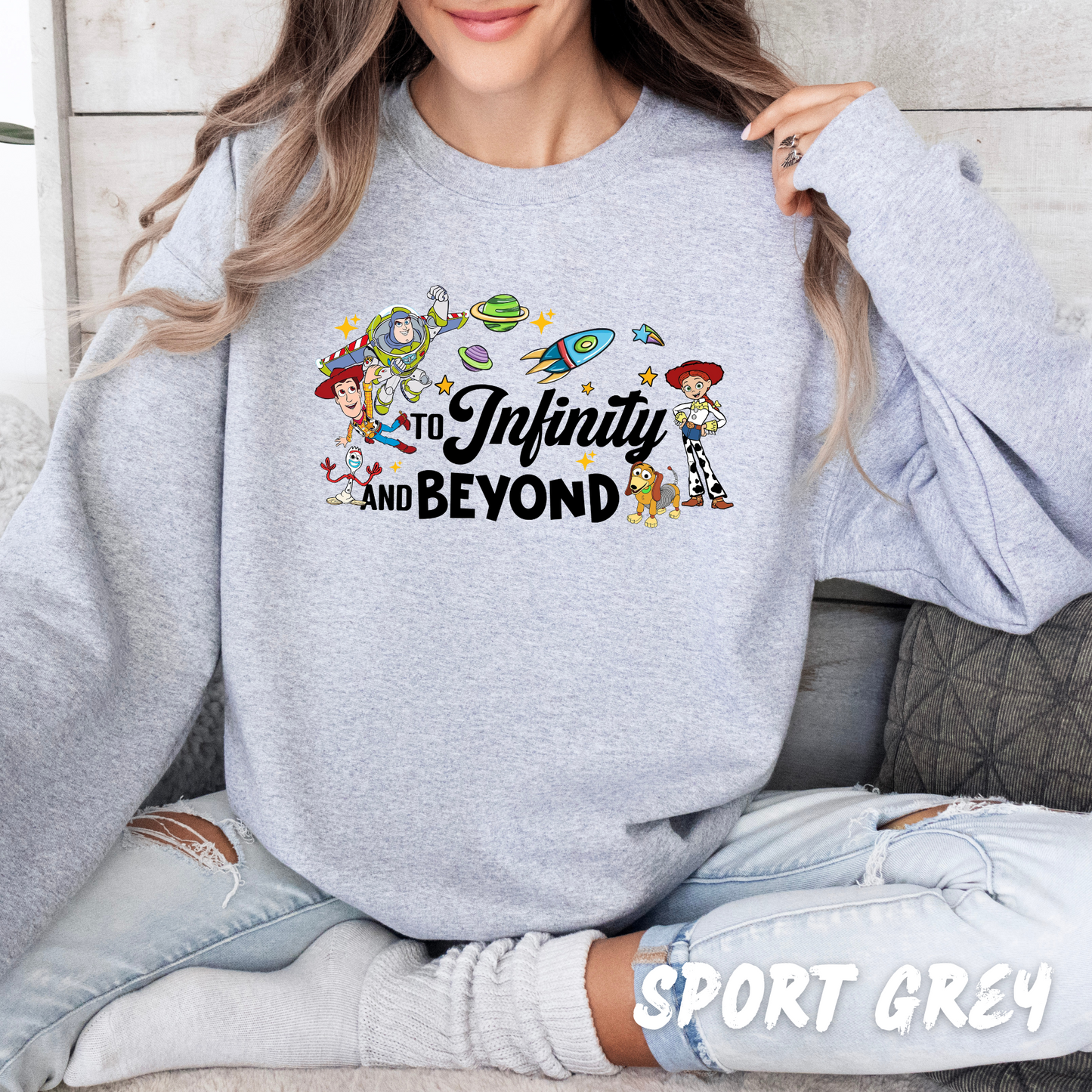 To.the.Infinity Sweatshirt Unisex for Adults and Kids