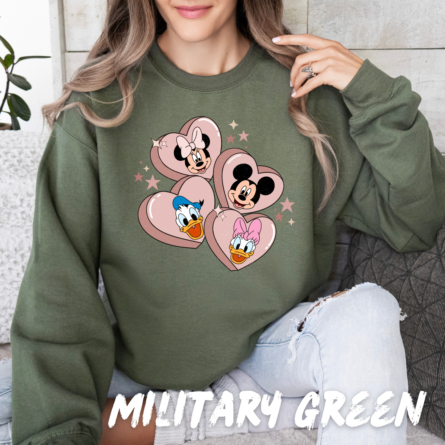 Heart Valentine Sweatshirt for Adults and Kids