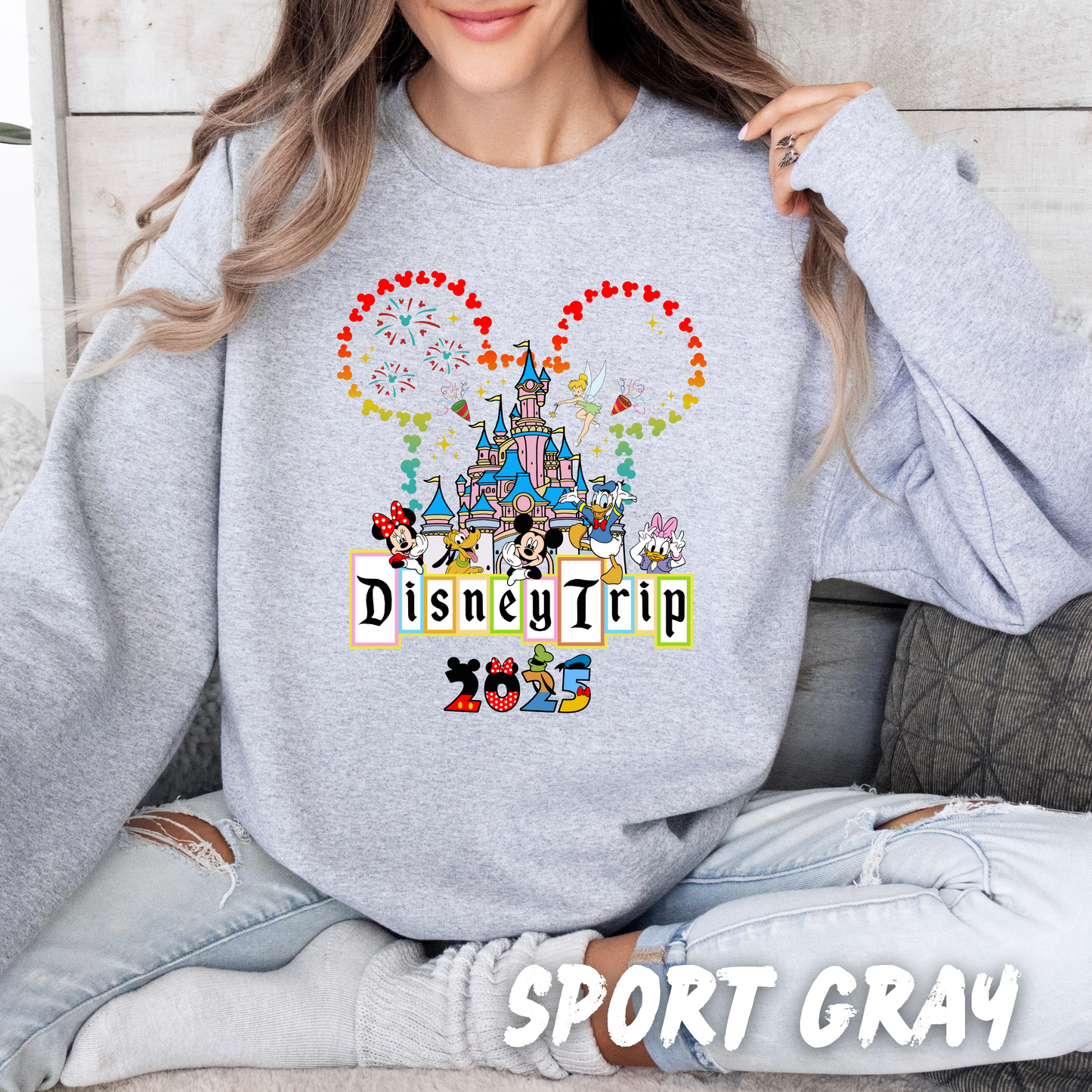Unisex Matching Family Vacation 2025 Sweatshirt for Adults and Kids T215 T216