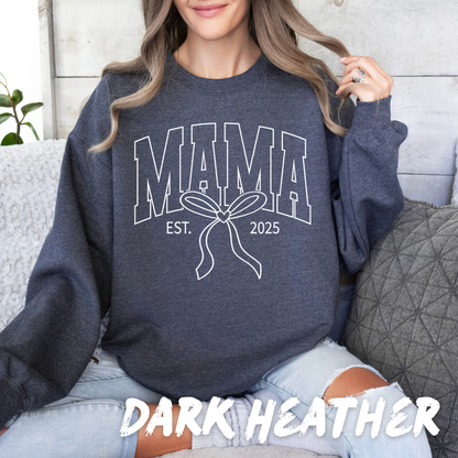 Personalized MAMA Est. Sweatshirt  - Mother's Day Gift