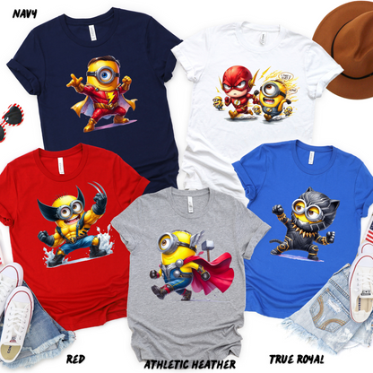 _Minions_Shirt Superheroes - Heroes _Minions_Family Tee