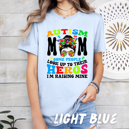 Autism Awareness T-Shirt - Autism Awareness Mom Heroes Shirt