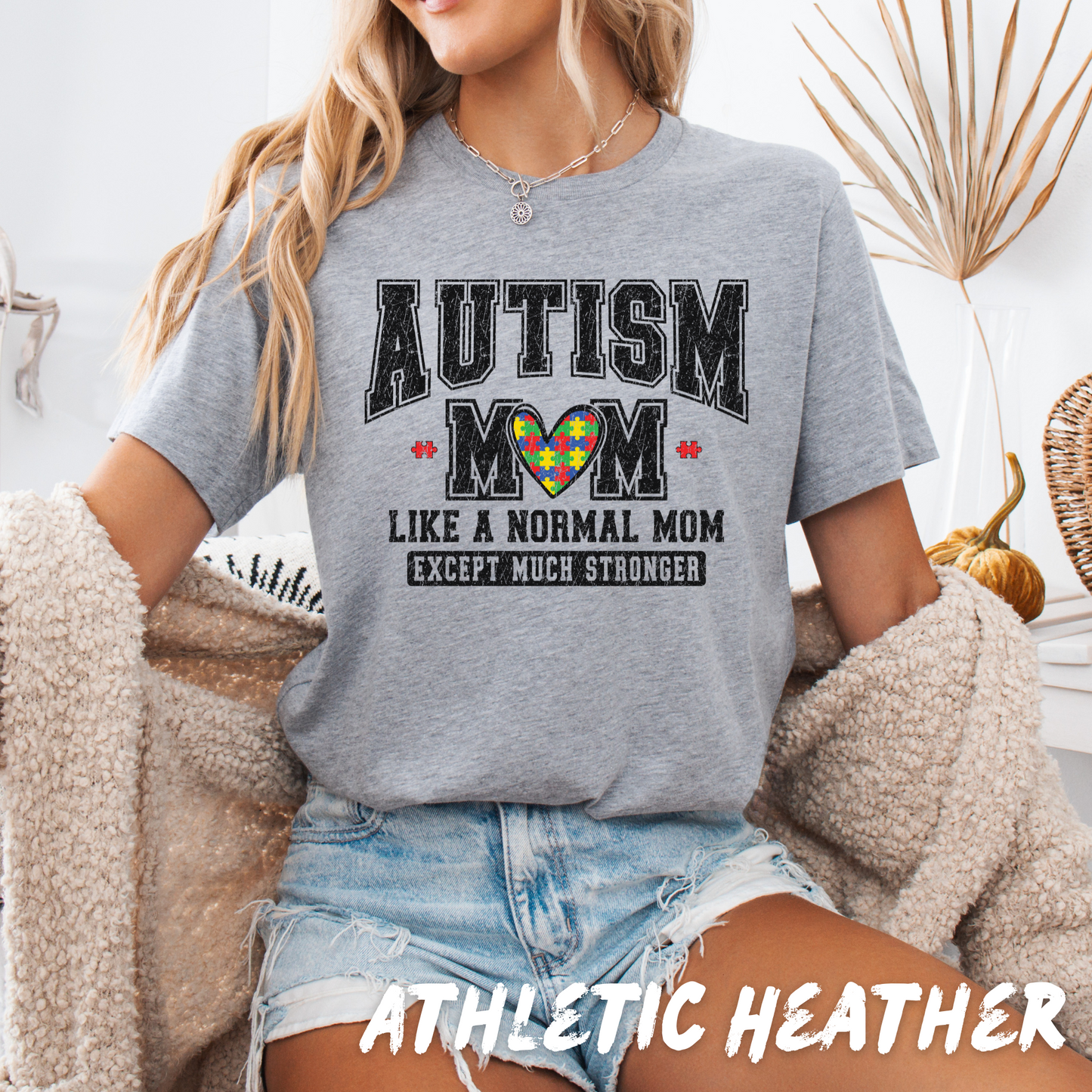 Autism Awareness T-Shirt - Colorful Puzzle Piece Tee, Autism Awareness Mom Shirt